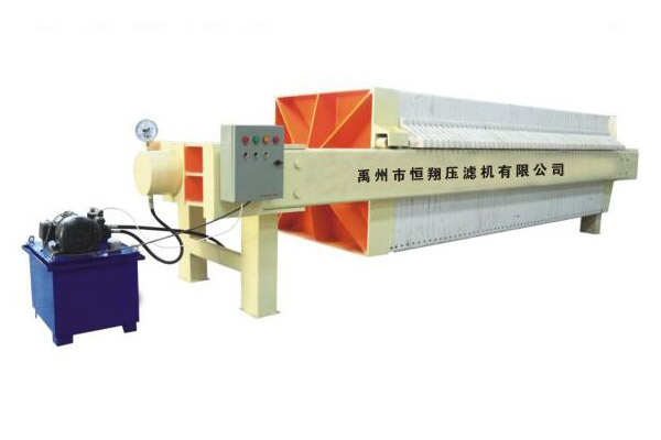 Hydraulic automatic clamping filter press